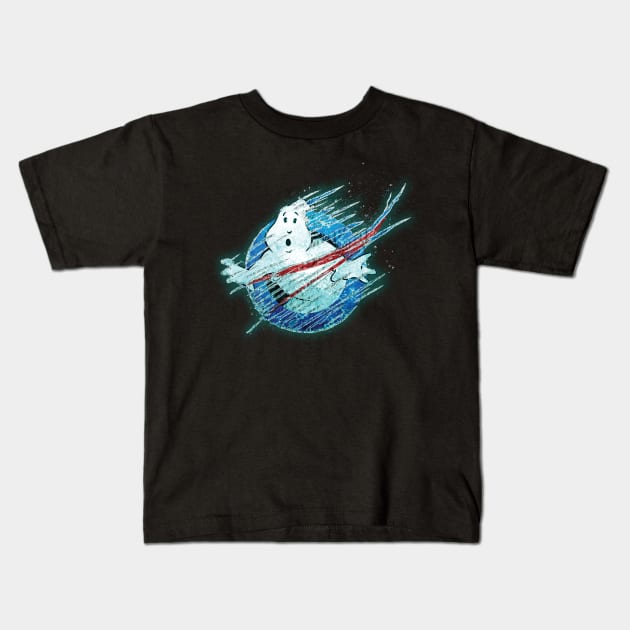 HGB Frozen Logo Kids T-Shirt by Houston Ghostbusters